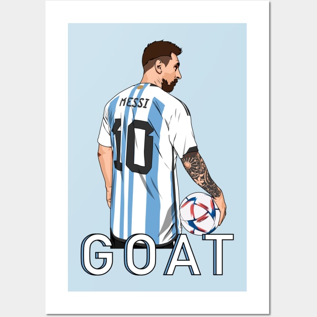 MESSI Wall Art by origin illustrations